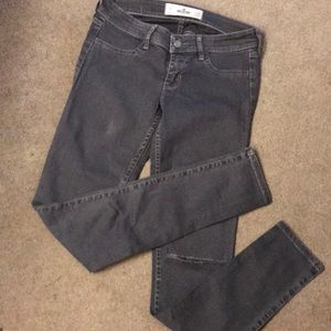 Light wash grey Hollister jeans